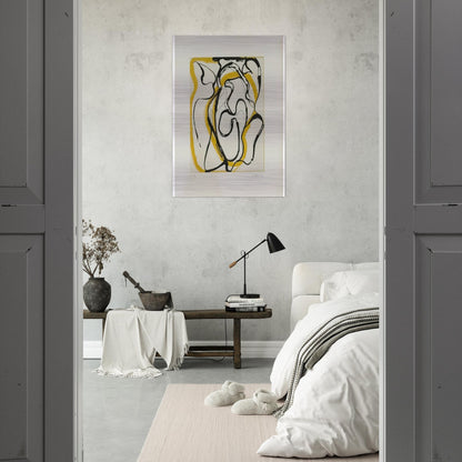 Untitled - Abstract Expressionism - Brice Marden Brushed Aluminum Print - 70x100 cm / 28x40 inches | Brice Marden Aluminum Print | Brice Marden Prints