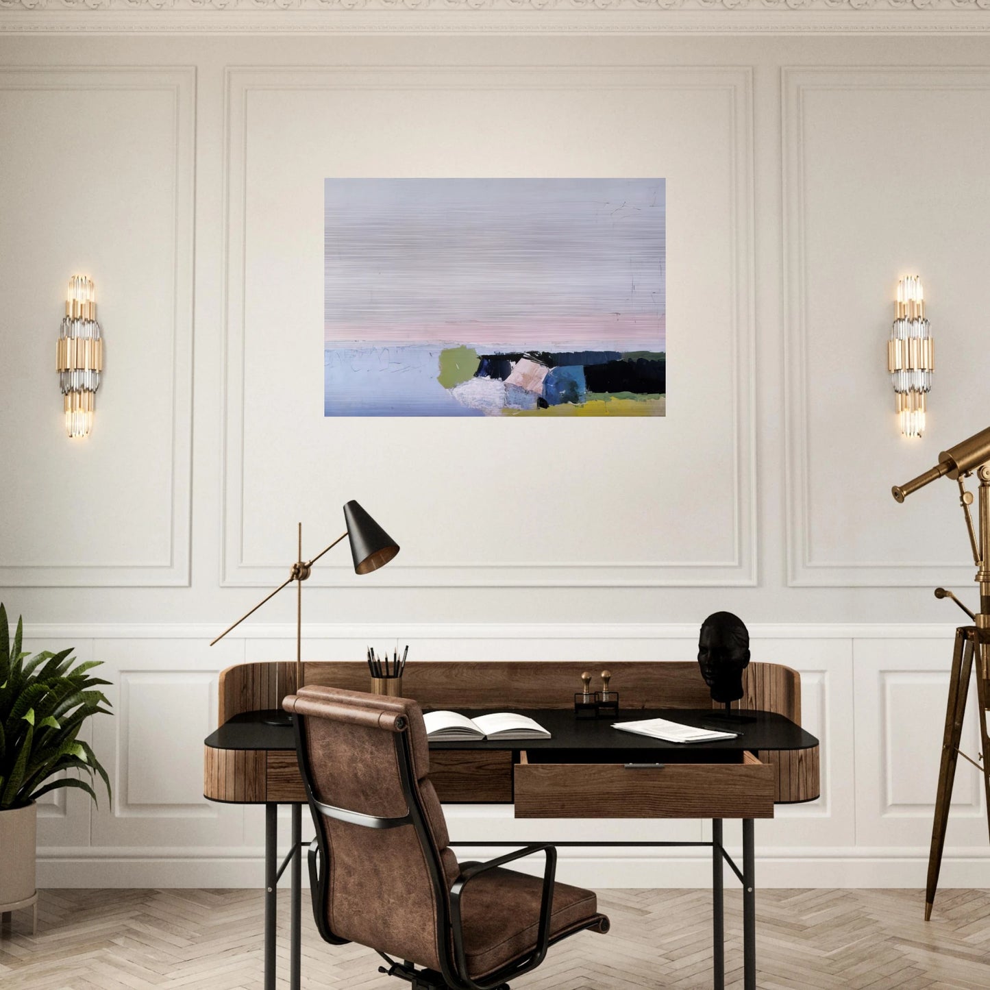 Bord de Mer - 1952 - Nicolas de Stael Brushed Aluminum Print - 70x100 cm / 28x40 inches | Nicolas de Stael Aluminum Print | Nicolas de Stael Prints