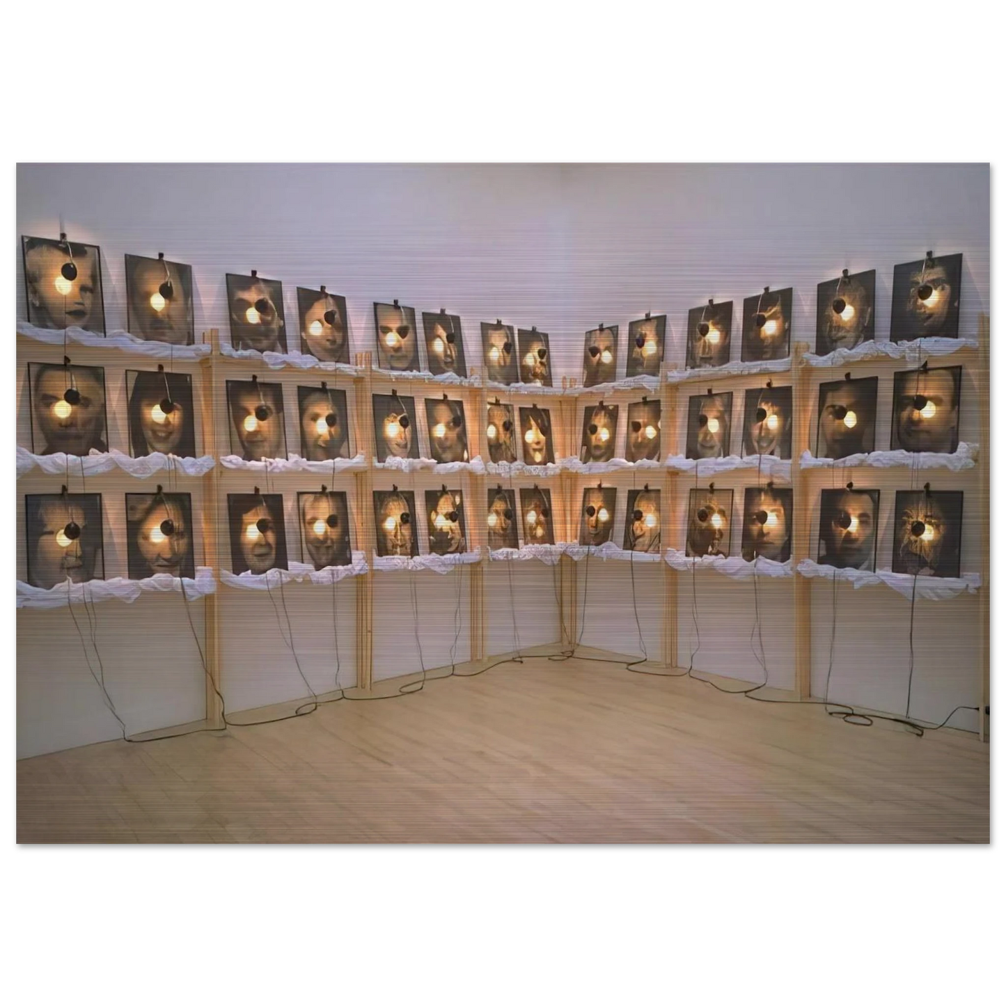 THE RESERVE OF DEAD SWISS 1990 - Christian Boltanski Brushed Aluminum Print - 70x100 cm / 28x40 inches | Christian Boltanski Aluminum Print | Christian Boltanski Prints