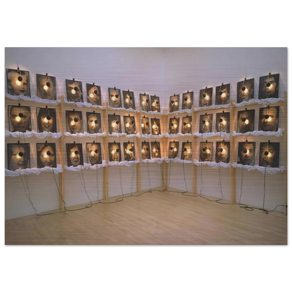 THE RESERVE OF DEAD SWISS 1990 - Christian Boltanski Brushed Aluminum Print - 70x100 cm / 28x40 inches | Christian Boltanski Aluminum Print | Christian Boltanski Prints