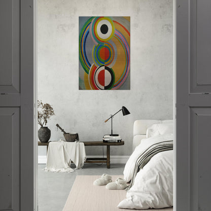RYTHME 1 - Sonia Delaunay Brushed Aluminum Print - 70x100 cm / 28x40 inches | Sonia Delaunay Aluminum Print | Sonia Delaunay Prints