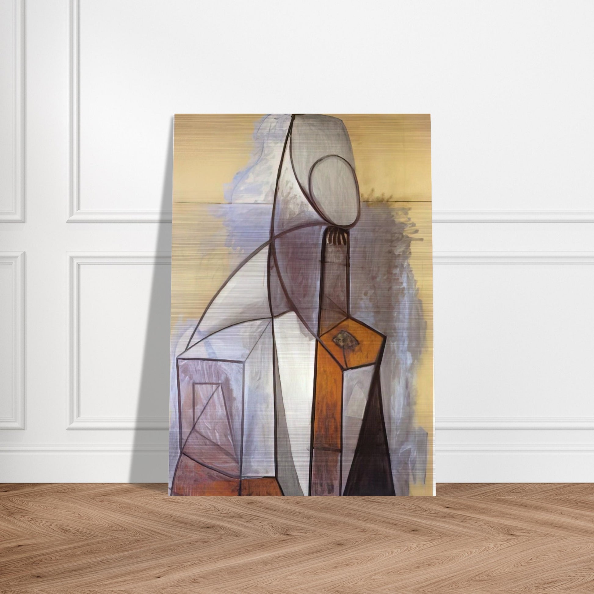 Composition - 1946 - Pablo Picasso Brushed Aluminum Print - 70x100 cm / 28x40 inches | Pablo Picasso Aluminum Print | Pablo Picasso Prints