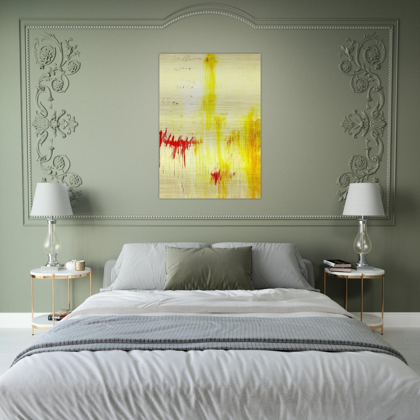 Quattro stagioni I. Estate - Cy Twombly Brushed Aluminum Print - 70x100 cm / 28x40 inches | Cy Twombly Aluminum Print | Cy Twombly Prints