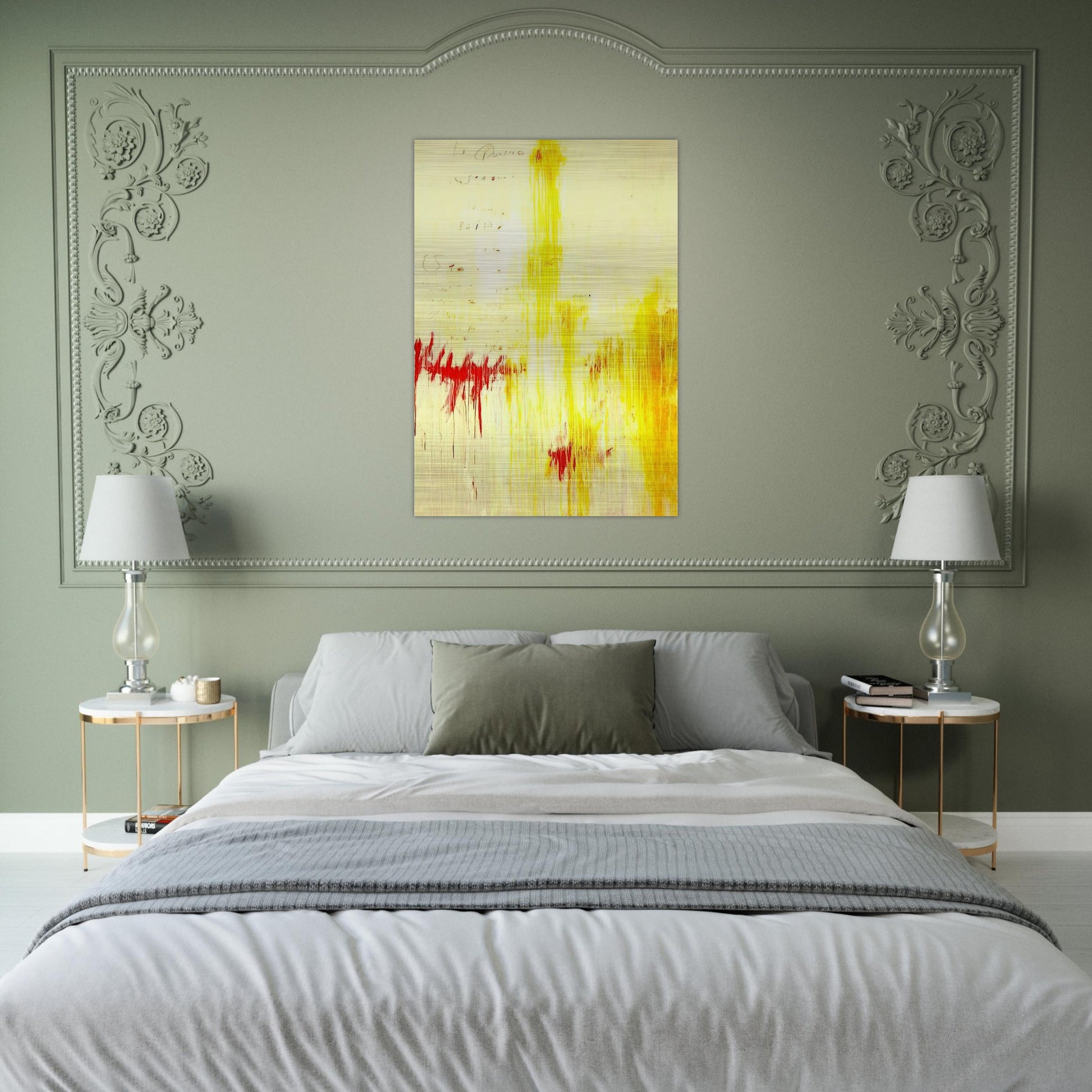 Quattro stagioni I. Estate - Cy Twombly Brushed Aluminum Print - 70x100 cm / 28x40 inches | Cy Twombly Aluminum Print | Cy Twombly Prints