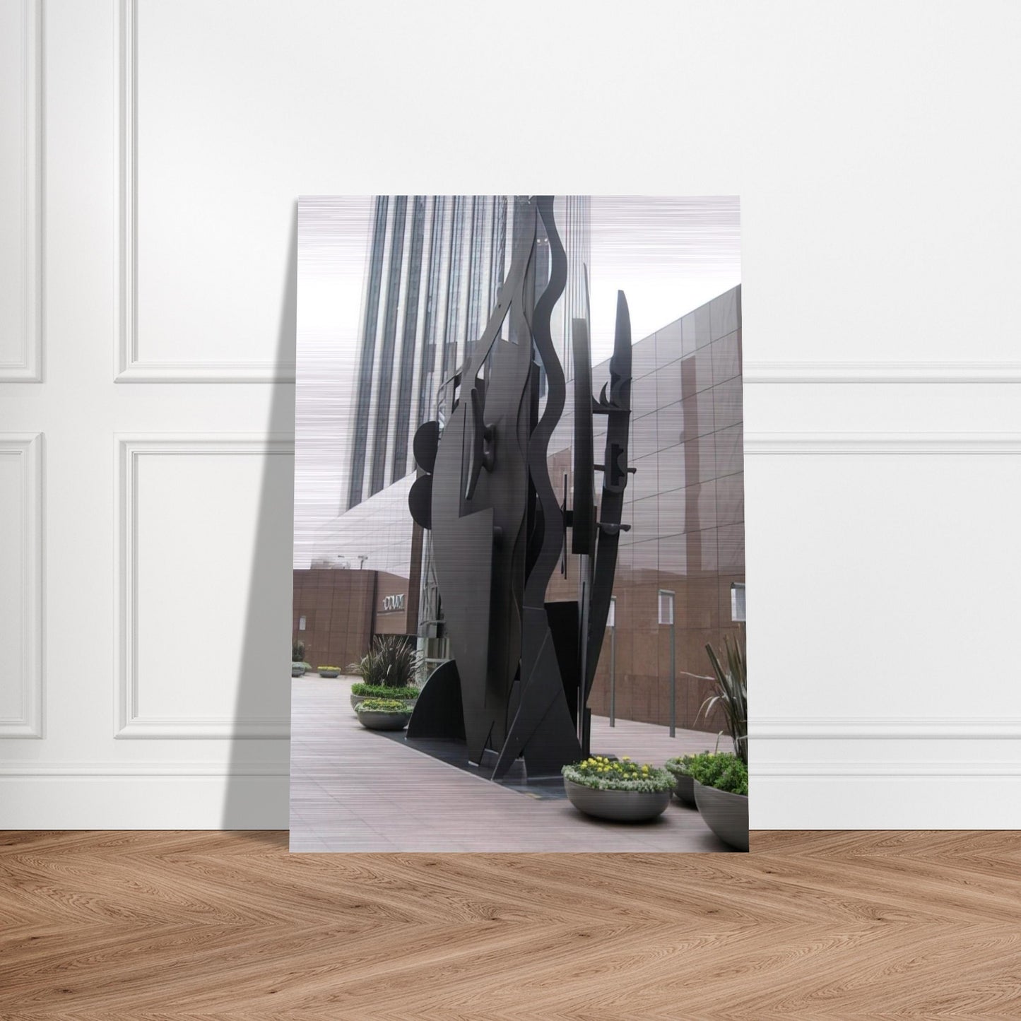 NIGHT SAIL 1983 - Louise Nevelson Brushed Aluminum Print - 70x100 cm / 28x40 inches | Louise Nevelson Aluminum Print | Louise Nevelson Prints