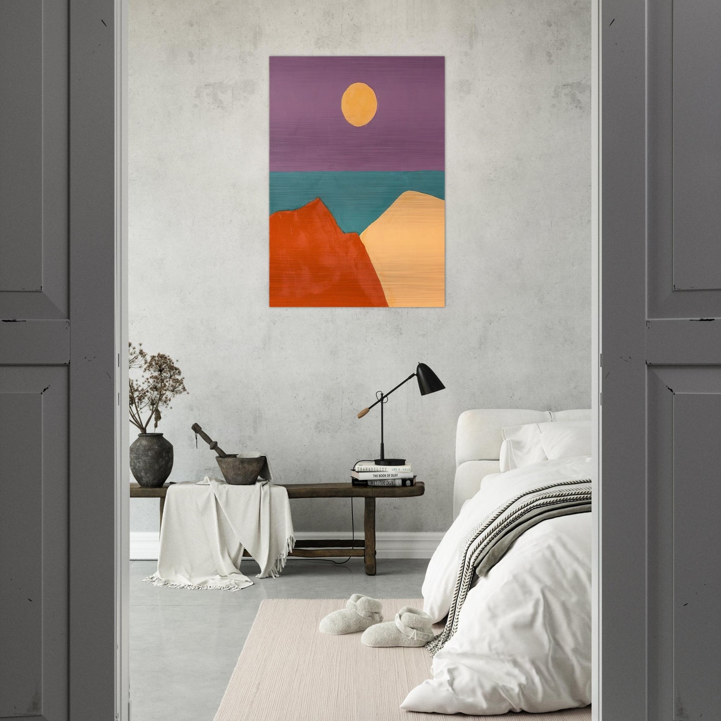 Untitled - 2015 - Etel Adnan Brushed Aluminum Print - 70x100 cm / 28x40 inches | Etel Adnan Aluminum Print | Etel Adnan Prints