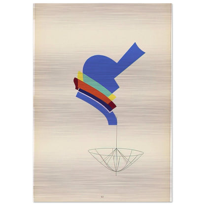 DECANTER FROM THE PORTFOLIO REVOLVING DOORS 1926 - Man Ray Brushed Aluminum Print - 70x100 cm / 28x40 inches | Man Ray Aluminum Print | Man Ray Prints