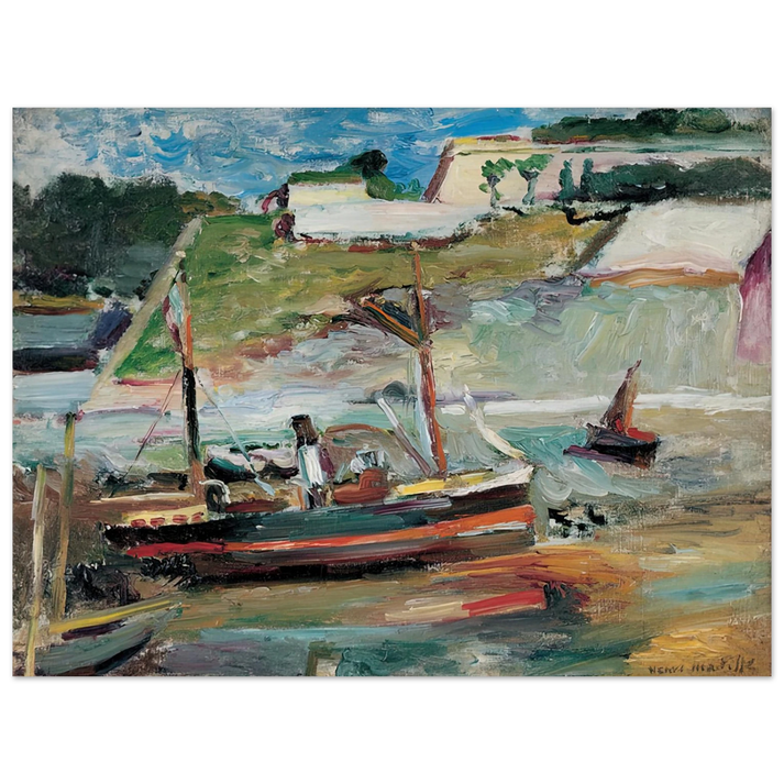 Henri Matisse - BELLE ILE LE PORT DE PALAIS 1896  75x100 cm / 30x40inches Fine Art Poster