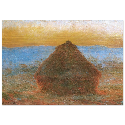 Grainstack - claude monet Brushed Aluminum Print - 70x100 cm / 28x40 inches | claude monet Aluminum Print | claude monet Prints