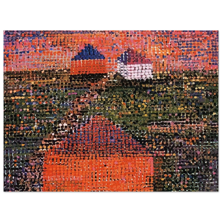 Jennifer Bartlett - Houses - 2005  75x100 cm / 30x40inches Fine Art Poster