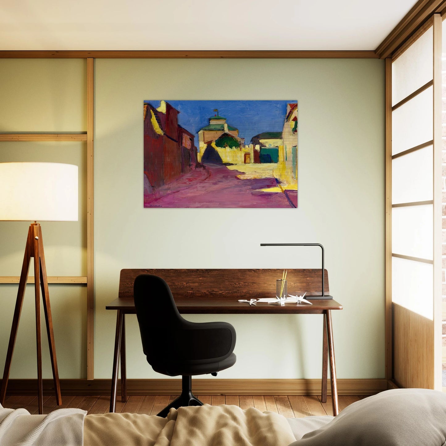 UNE RUE A ARCUEIL 1904 - Henri Matisse Brushed Aluminum Print - 70x100 cm / 28x40 inches | Henri Matisse Aluminum Print | Henri Matisse Prints