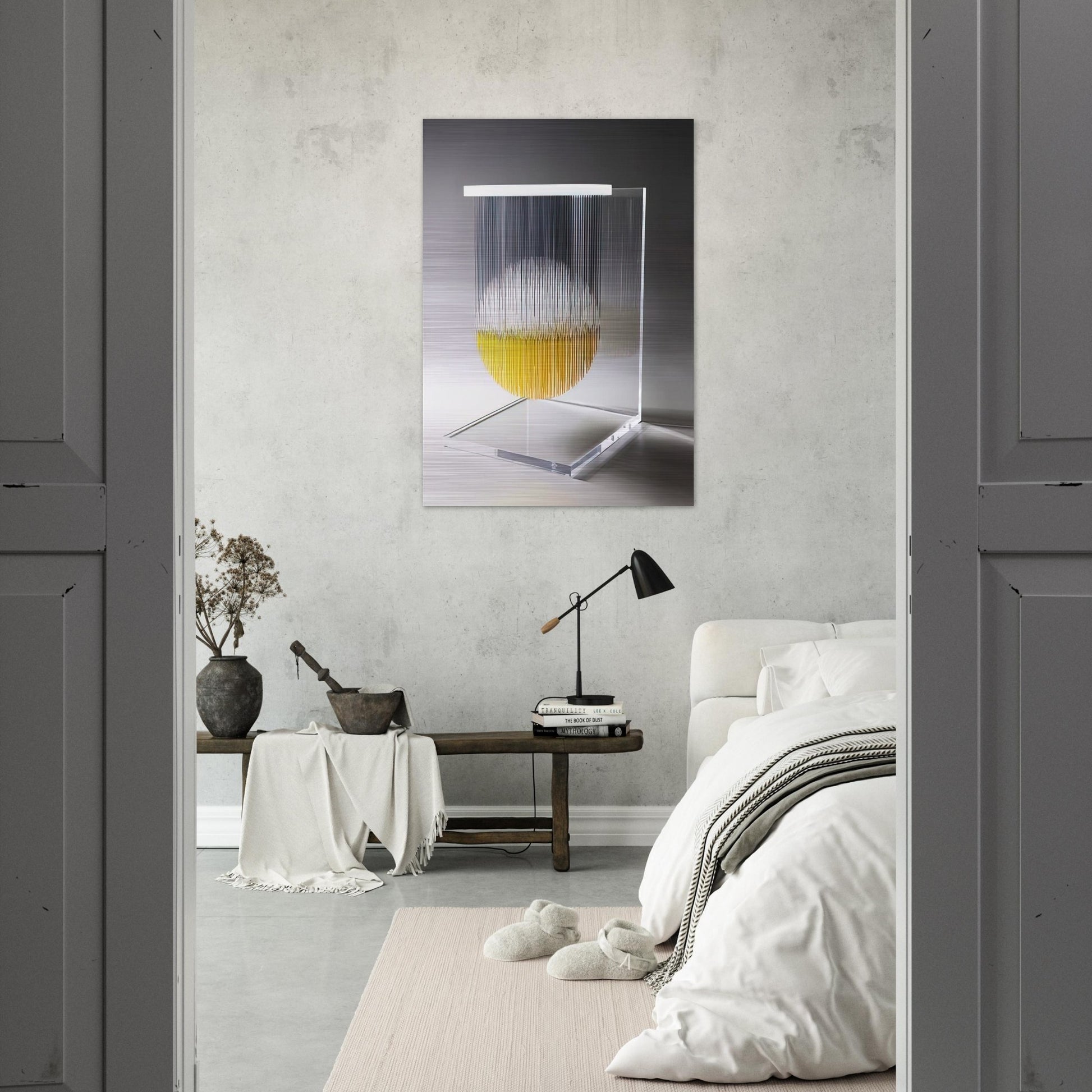 ESFERA THEOSPACIO 1989 - Jesus Rafael Soto Brushed Aluminum Print - 70x100 cm / 28x40 inches | Jesus Rafael Soto Aluminum Print | Jesus Rafael Soto Prints
