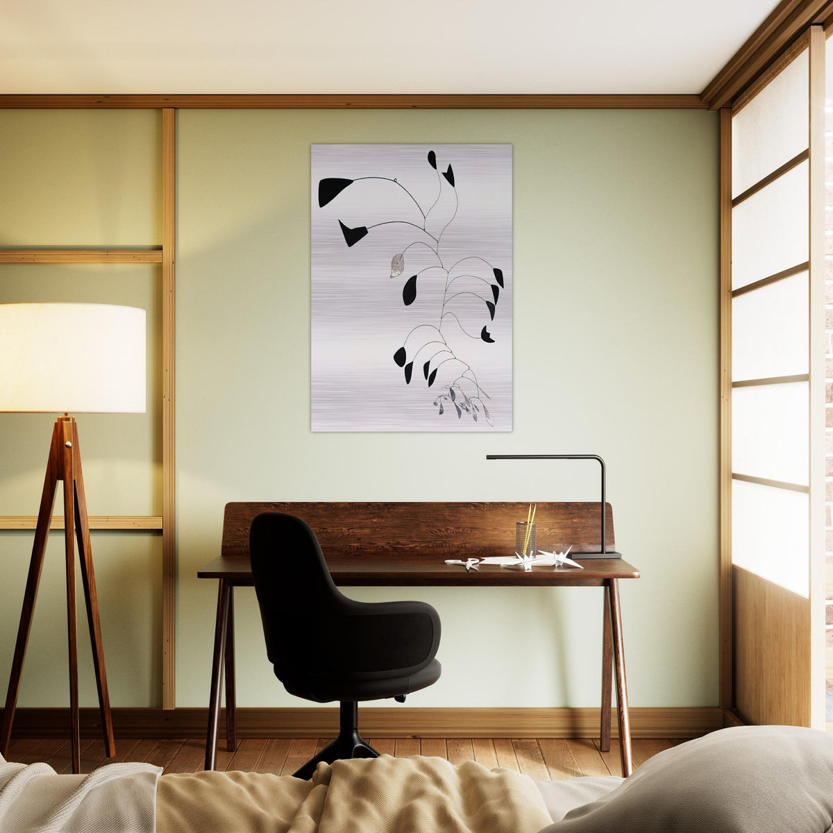 ARC OF PETALS 1941 - Alexander Calder Brushed Aluminum Print - 70x100 cm / 28x40 inches | Alexander Calder Aluminum Print | Alexander Calder Prints