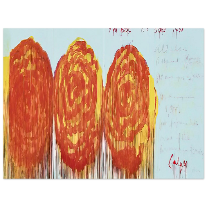 Cy Twombly - The Rose  II   75x100 cm / 30x40inches Fine Art Poster