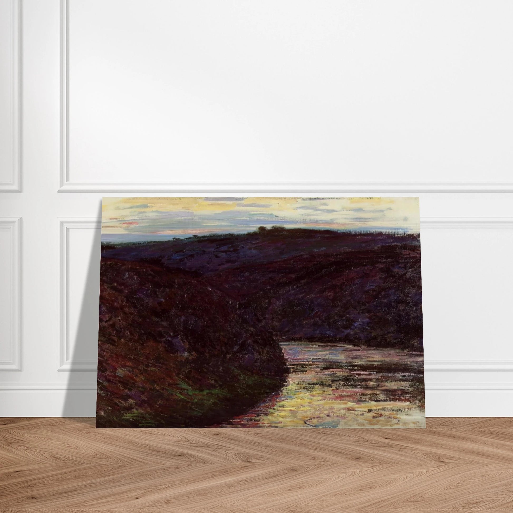 Valley of the Creuse - claude monet Brushed Aluminum Print - 70x100 cm / 28x40 inches | claude monet Aluminum Print | claude monet Prints