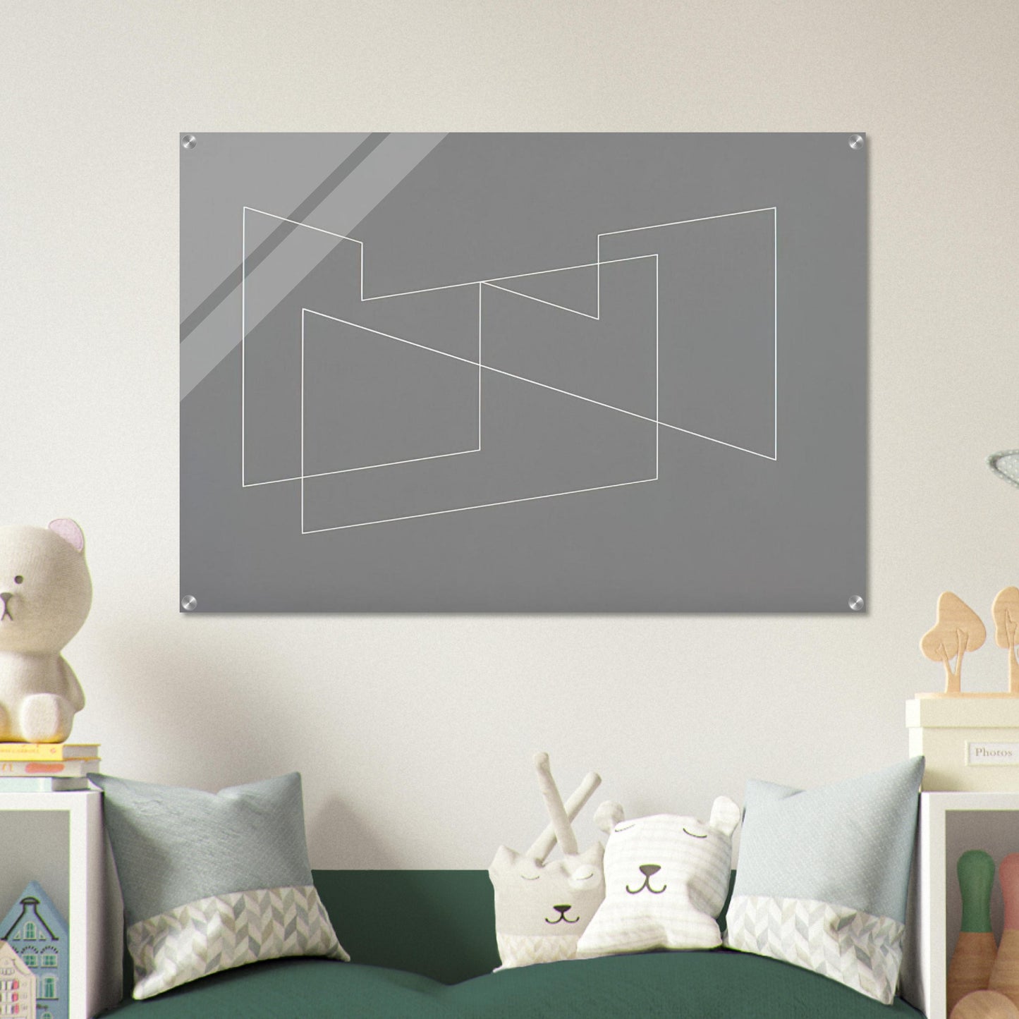 STRUCTURAL INDICATION 1948 - Josef Albers Acrylic Print - 70x100 cm / 28x40″ inches