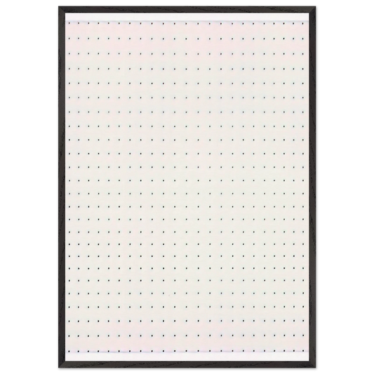 STATIC 2 1966 - Bridget Riley 70x100 cm / 28x40 inches Framed Art Print – Black Wooden Frame