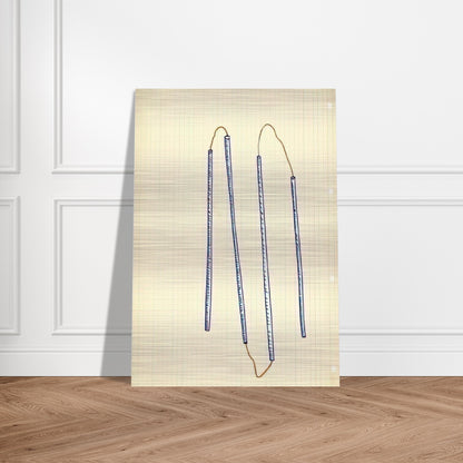 UNTITLED 1969 - Sigmar Polke Brushed Aluminum Print - 70x100 cm / 28x40 inches | Sigmar Polke Aluminum Print | Sigmar Polke Prints