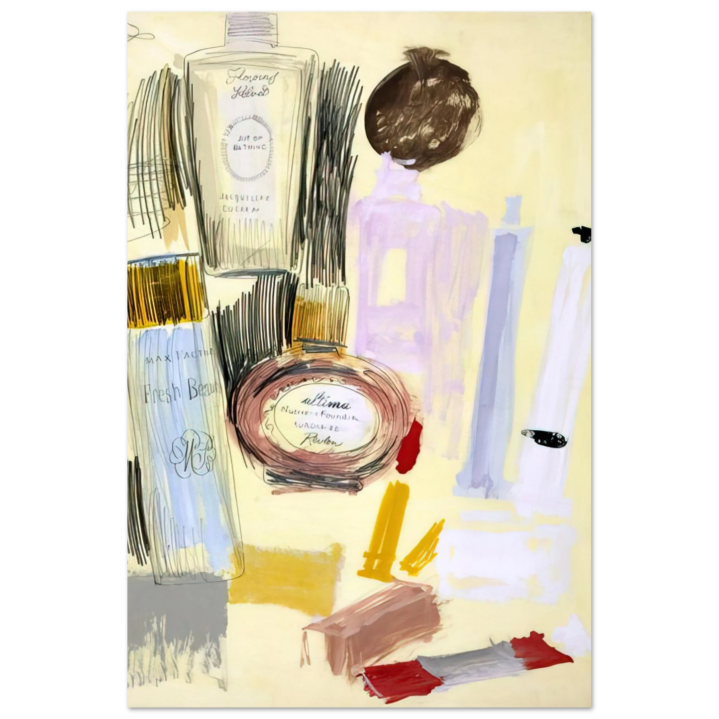 Andy Warhol - Untitled  Beauty Products  Fine Art Poster