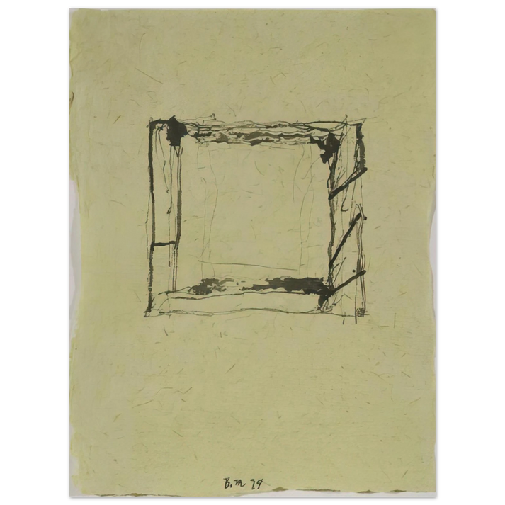 Brice Marden - Mirabelle Addenda 2 - 1979  75x100 cm / 30x40inches Fine Art Poster