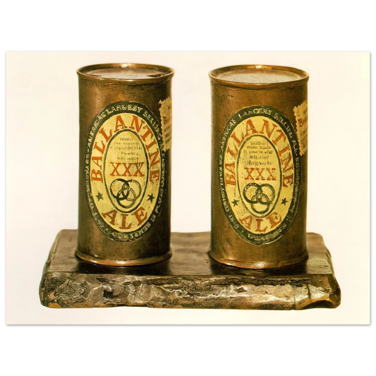 Jasper Johns - ALE CANS 1964  75x100 cm / 30x40inches Fine Art Poster
