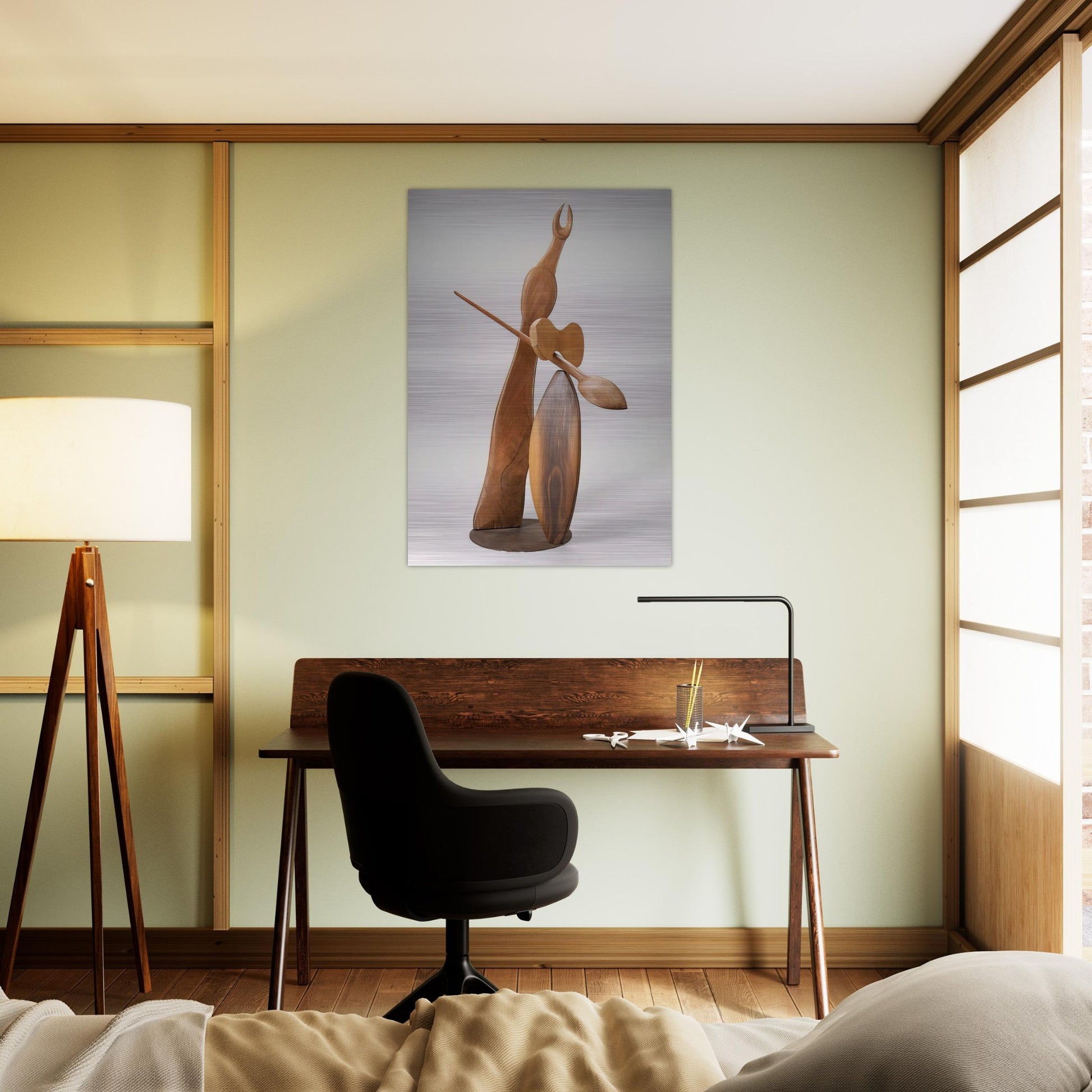 DIANA 1934 - Alexander Calder Brushed Aluminum Print - 70x100 cm / 28x40 inches | Alexander Calder Aluminum Print | Alexander Calder Prints