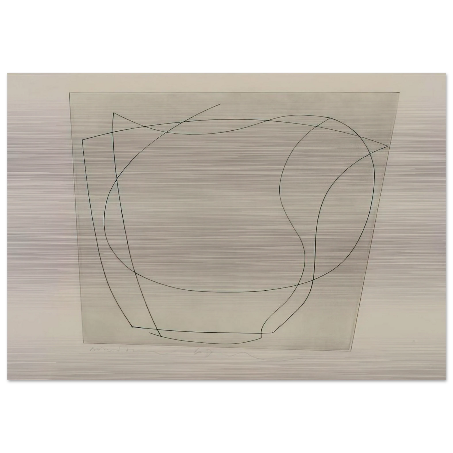 Rafael - 1967 - Ben Nicholson Brushed Aluminum Print - 70x100 cm / 28x40 inches | Ben Nicholson Aluminum Print | Ben Nicholson Prints