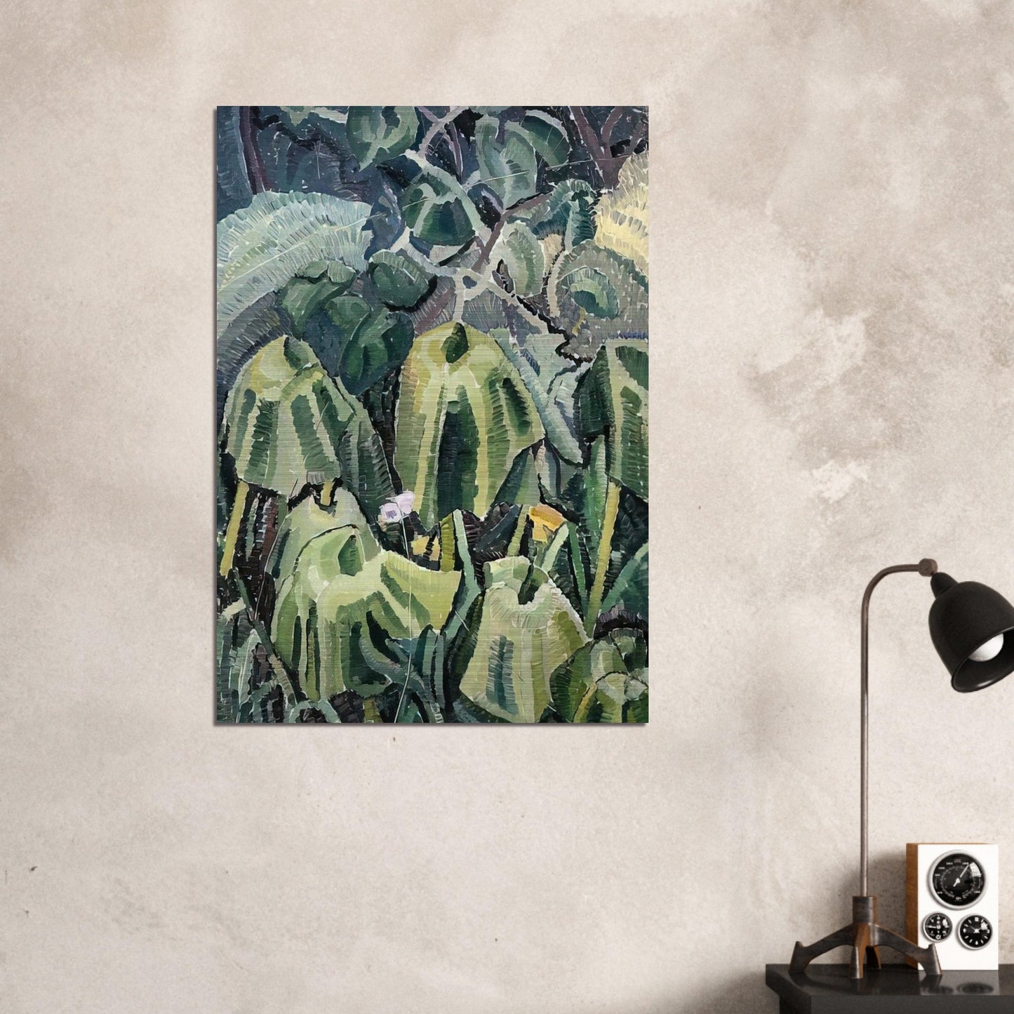 Pumpkin leaves drooping - 1926 - Grace Cossington Smith Brushed Aluminum Print - 70x100 cm / 28x40 inches | Grace Cossington Smith Aluminum Print | Grace Cossington Smith Prints