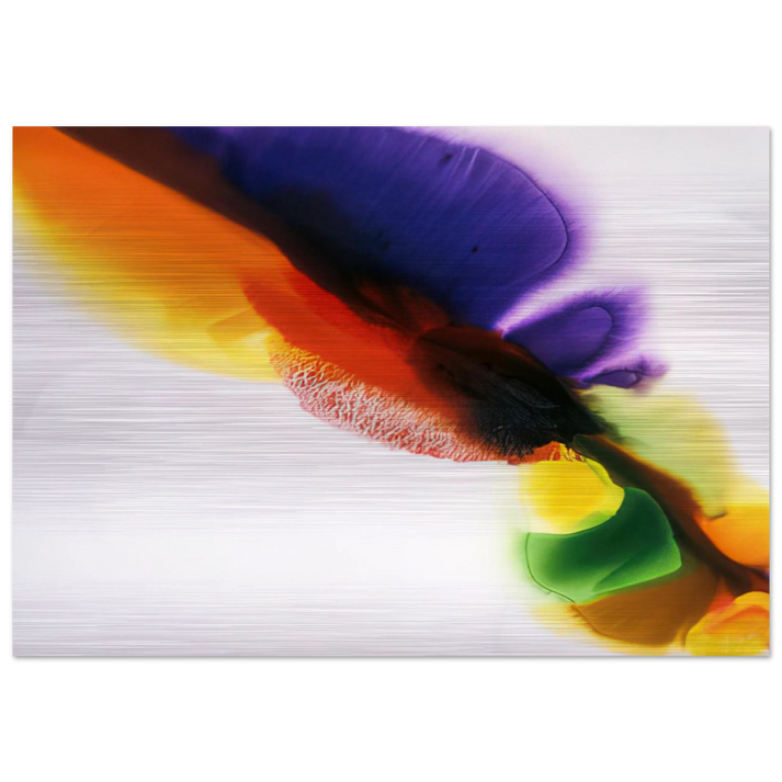 Phenomena Tibetan Flange - Paul Jenkins Brushed Aluminum Print - 70x100 cm / 28x40 inches | Paul Jenkins Aluminum Print | Paul Jenkins Prints