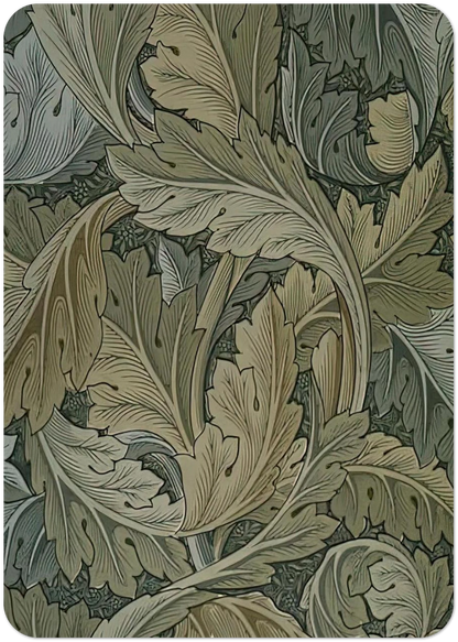 ACANTHUS WALLPAPER 1875 By William Morris Pack of 10 Post Cards | William Morris Post Cards | A6 (10.5 x 14.8 cm) - 4.1 x 5.8 inches