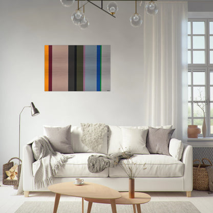 V.S. - 1960 - Karl Benjamin Brushed Aluminum Print - 70x100 cm / 28x40 inches | Karl Benjamin Aluminum Print | Karl Benjamin Prints