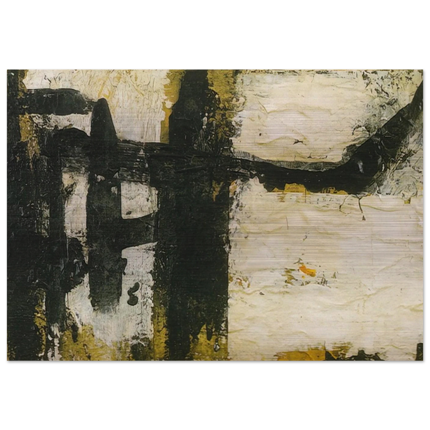 Landscape - Cy Twombly Brushed Aluminum Print - 70x100 cm / 28x40 inches | Cy Twombly Aluminum Print | Cy Twombly Prints