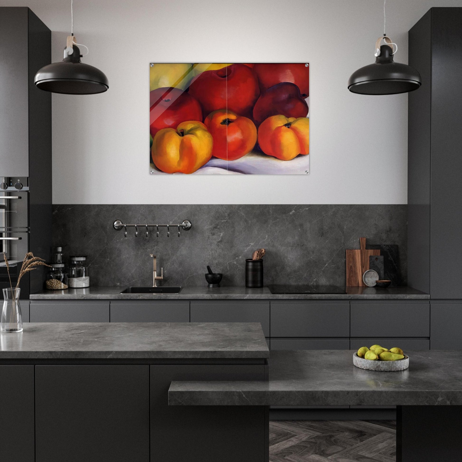 Apple Family - Georgia O'Keeffe Acrylic Print - 70x100 cm / 28x40″ inches
