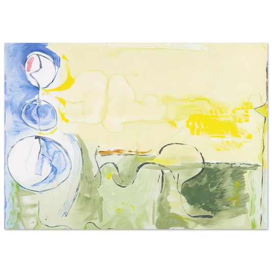 Helen Frankenthaler - Flotilla - 2006 Wall art - 13x18 cm / 5x7 inches - Fine Art Poster-canvas - -