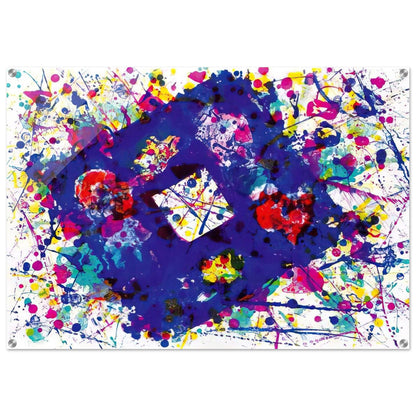 Untitled  SF 259  - Sam Francis Acrylic Print - 70x100 cm / 28x40″ inches