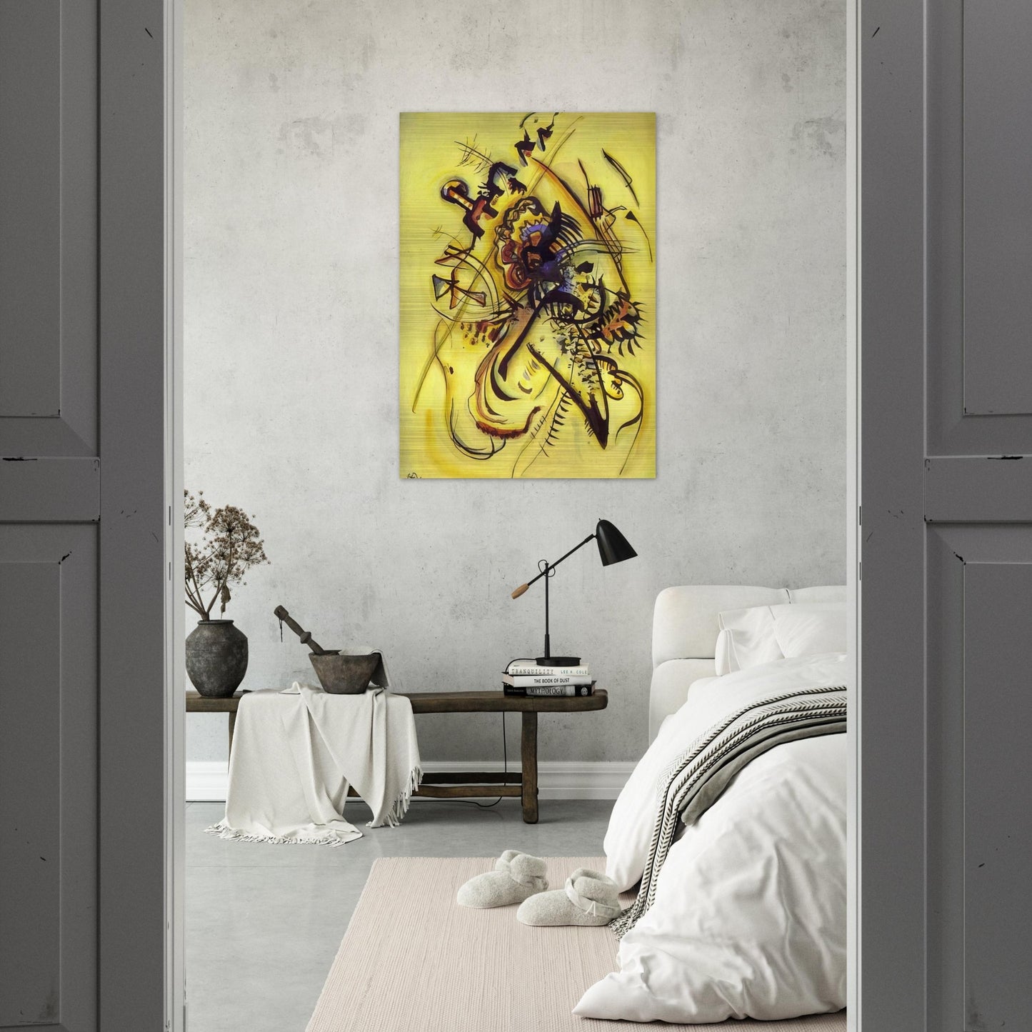 TO THE UNKNOWN VOICE 1916 - Wassily Kandinsky Brushed Aluminum Print - 70x100 cm / 28x40 inches | Wassily Kandinsky Aluminum Print | Wassily Kandinsky Prints