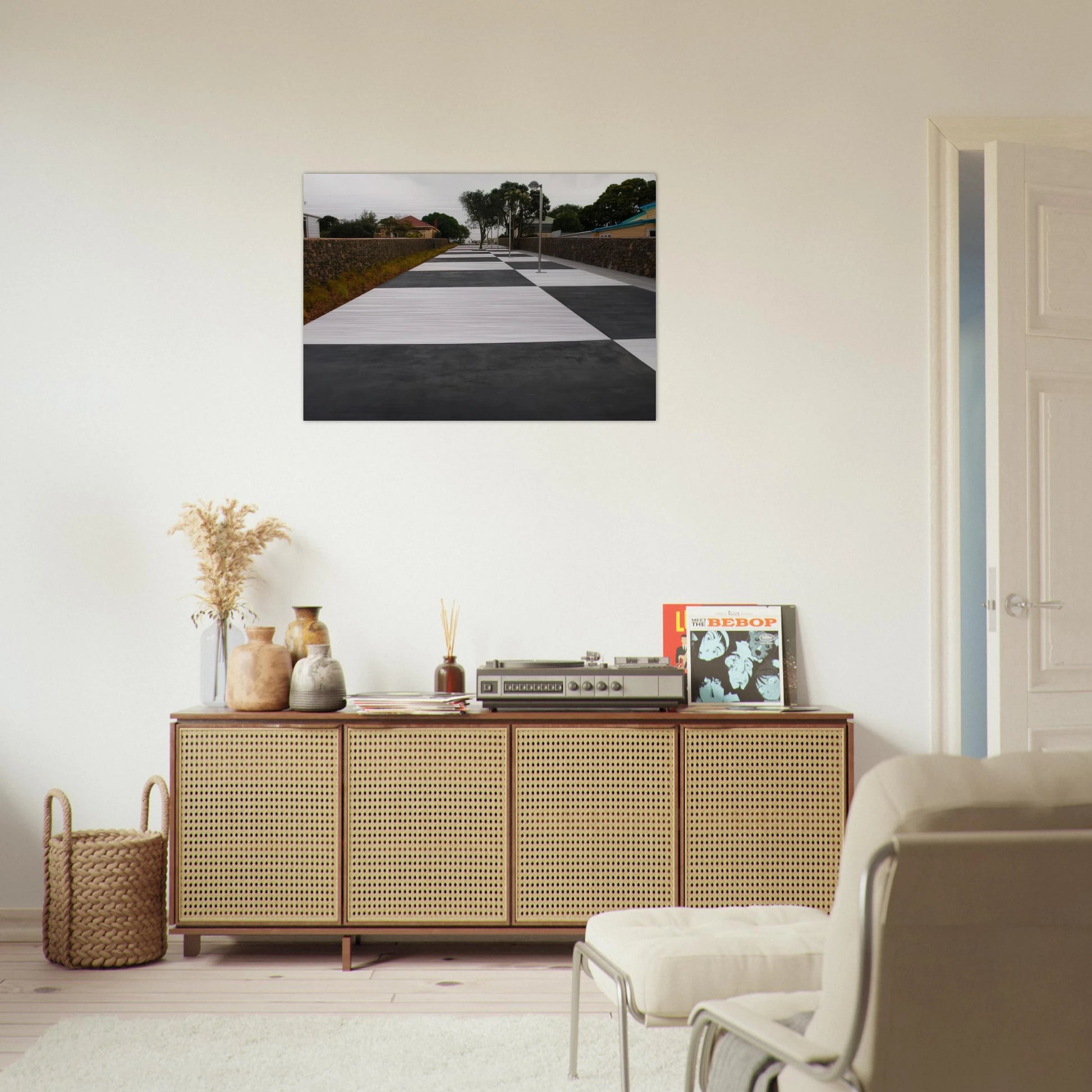 Waipero Swamp Walk - Pop Art - Billy Apple Brushed Aluminum Print - 70x100 cm / 28x40 inches | Billy Apple Aluminum Print | Billy Apple Prints