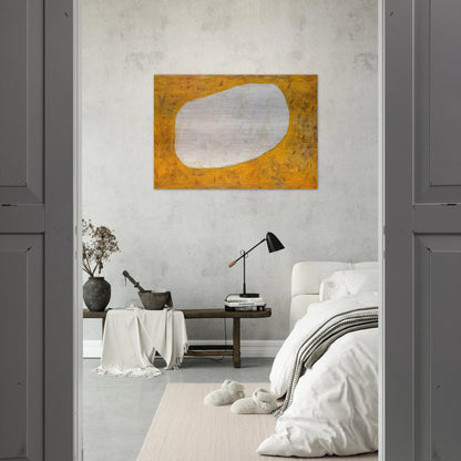Homage to Dubuffet I - 1952 - Gene Davis Brushed Aluminum Print - 70x100 cm / 28x40 inches | Gene Davis Aluminum Print | Gene Davis Prints