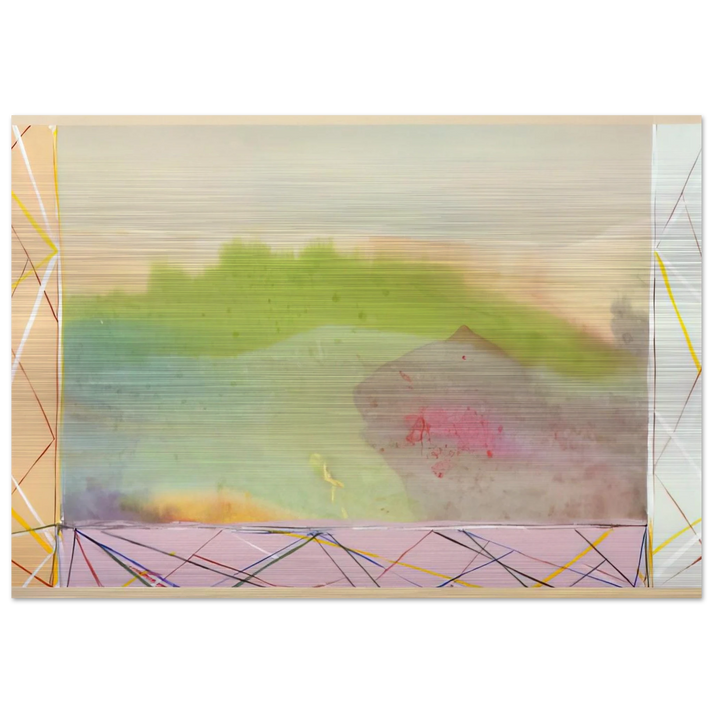 A Vision - 1988 - Ronnie Landfield Brushed Aluminum Print - 70x100 cm / 28x40 inches | Ronnie Landfield Aluminum Print | Ronnie Landfield Prints