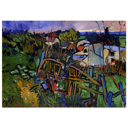 LANDSCAPE 1906 - Andre Derain Brushed Aluminum Print - 70x100 cm / 28x40 inches | Andre Derain Aluminum Print | Andre Derain Prints