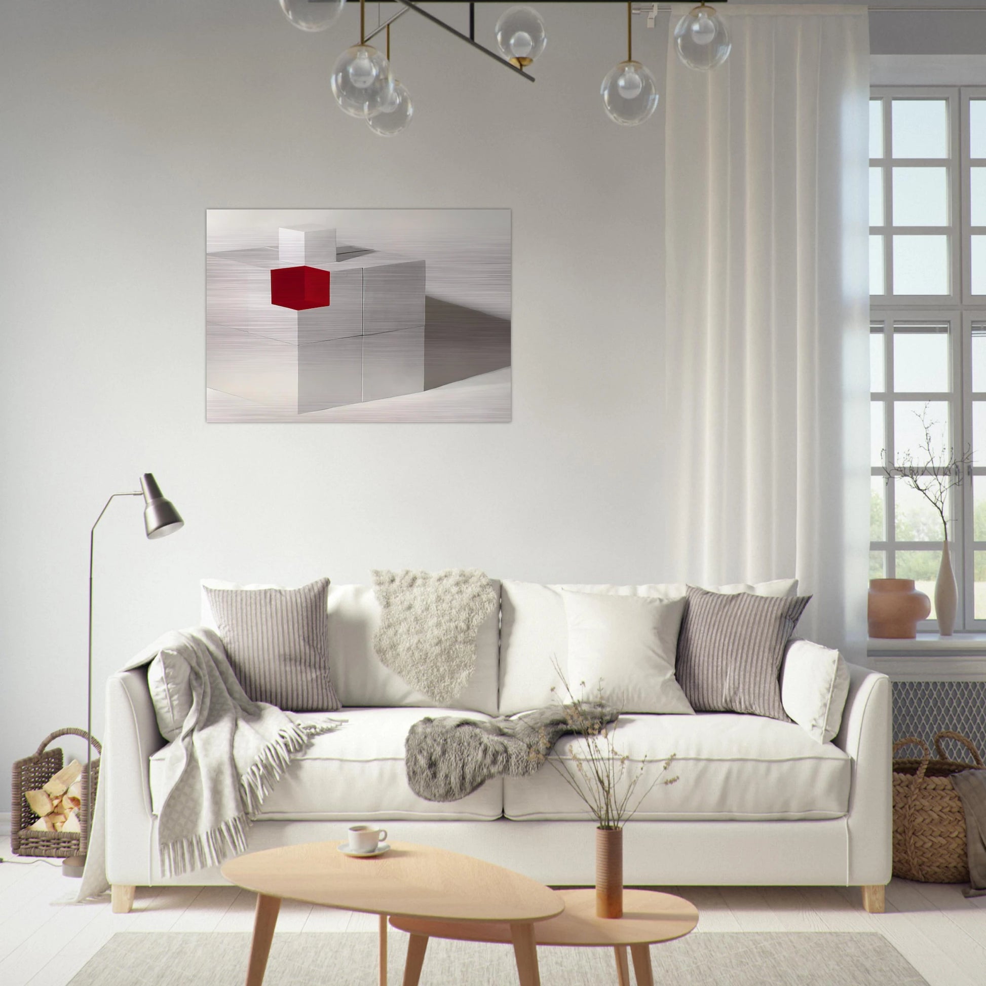 Eye of Guara. # 6 - 1983 - Lygia Pape Brushed Aluminum Print - 70x100 cm / 28x40 inches | Lygia Pape Aluminum Print | Lygia Pape Prints