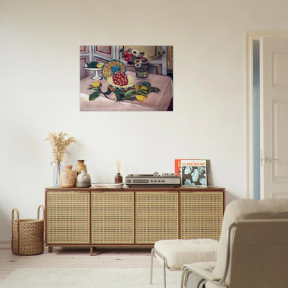 STILL LIFE WITH PINEAPPLES 1 - Henri Matisse Brushed Aluminum Print - 70x100 cm / 28x40 inches | Henri Matisse Aluminum Print | Henri Matisse Prints