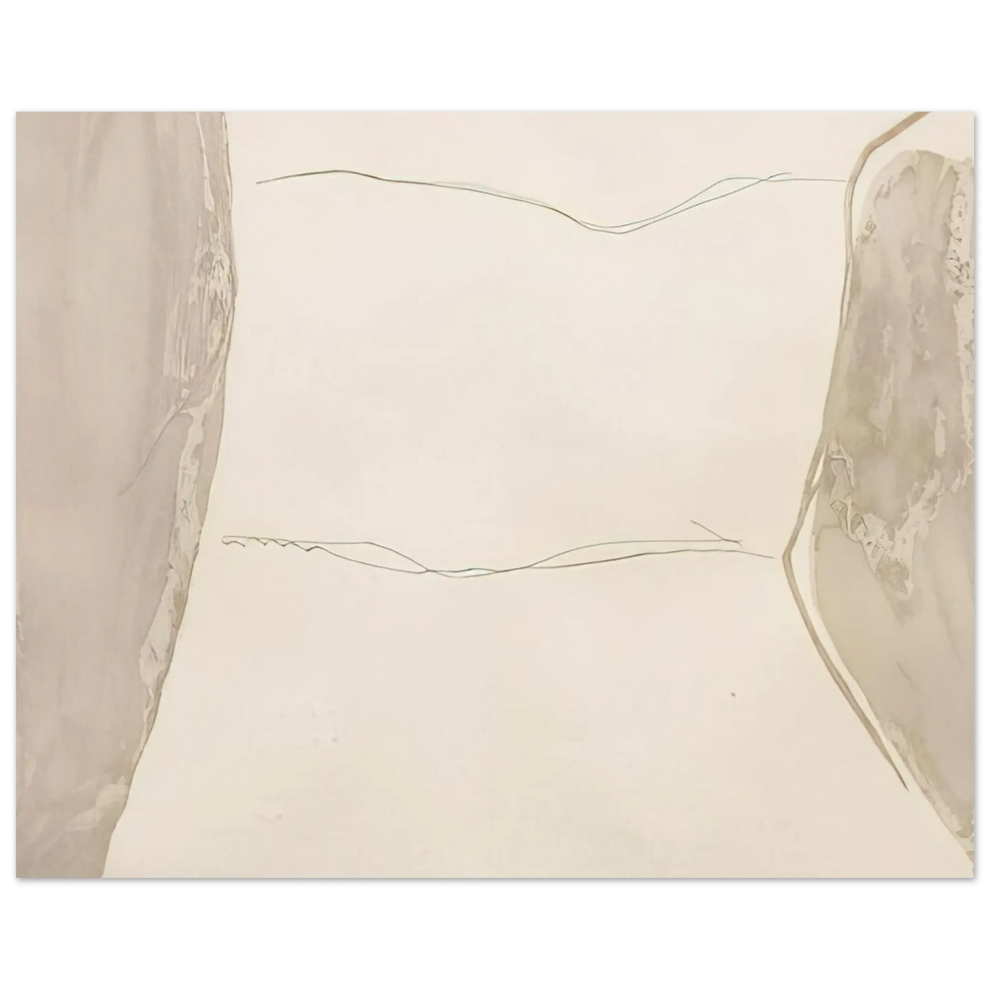 Helen Frankenthaler - Ponti - 1973 Wall art - A2 (42 x 59.4  cm) - Premium Wooden Framed Poster With Fine Art Paper - Wood frame