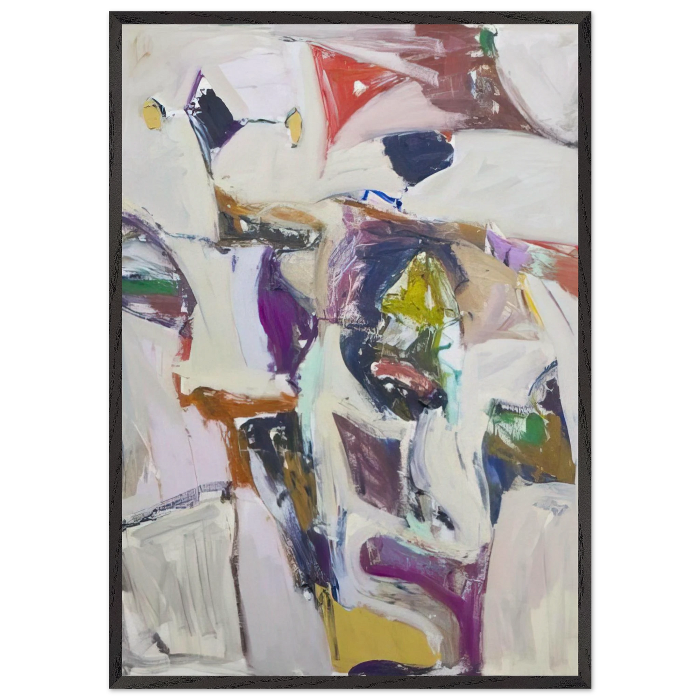Untitled 14 - 1960 - John Altoon 70x100 cm / 28x40 inches Framed Art Print – Black Wooden Frame