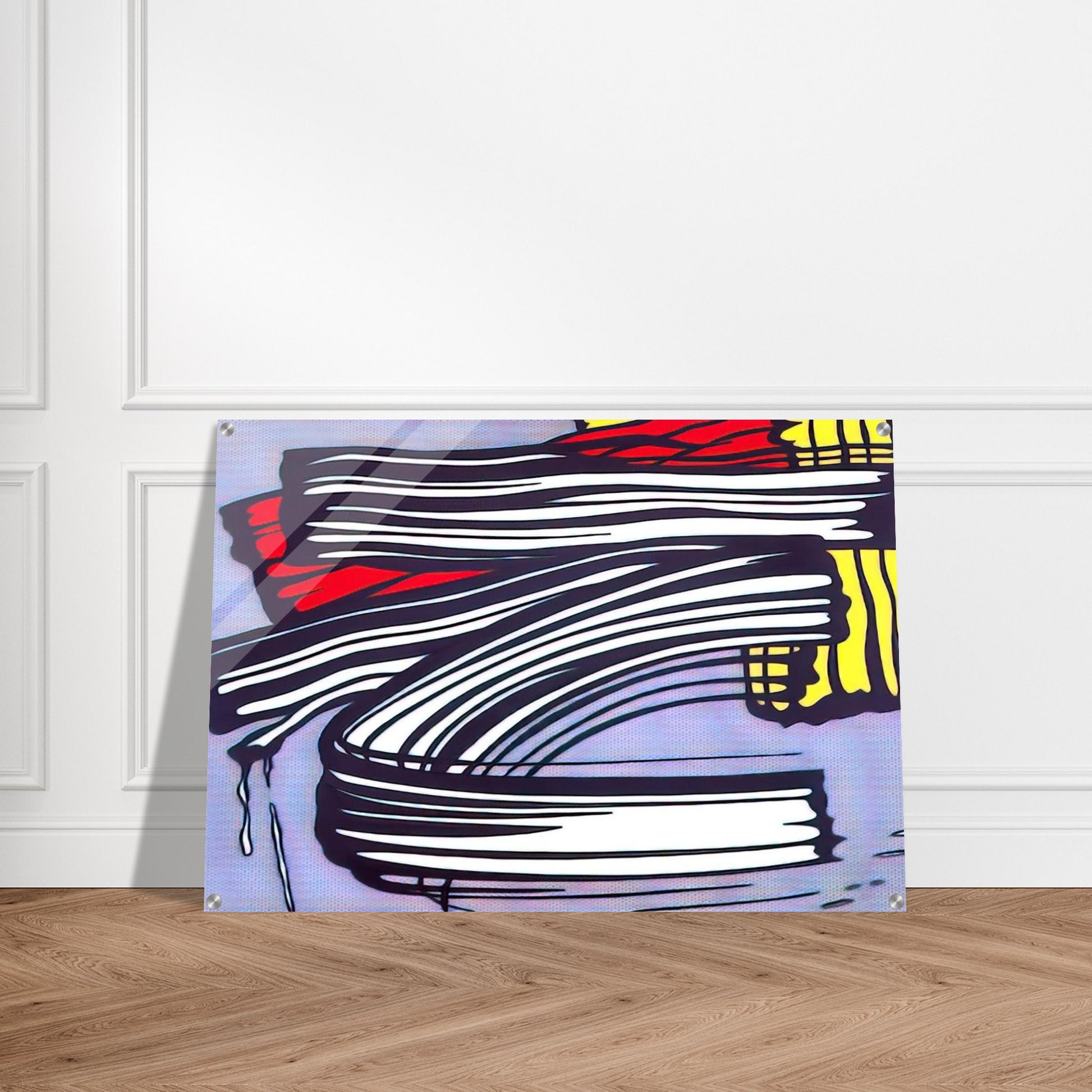 LITTLE BIG PAINTING 1965 - Roy Lichtenstein Acrylic Print - 70x100 cm / 28x40″ inches