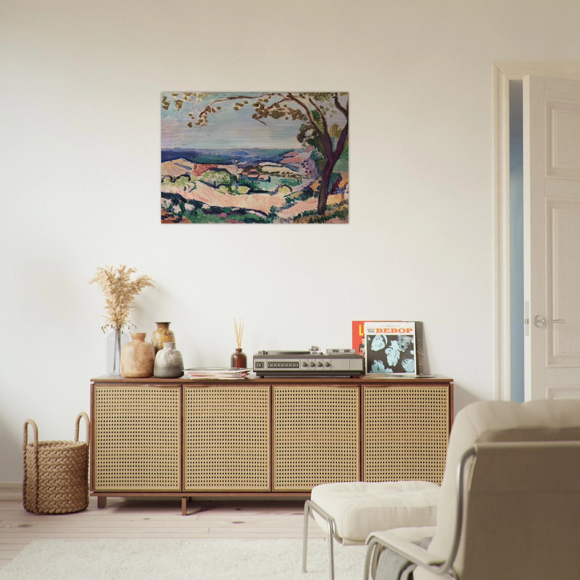 COLLIOURE LANDSCAPE 1906 - Henri Matisse Brushed Aluminum Print - 70x100 cm / 28x40 inches | Henri Matisse Aluminum Print | Henri Matisse Prints