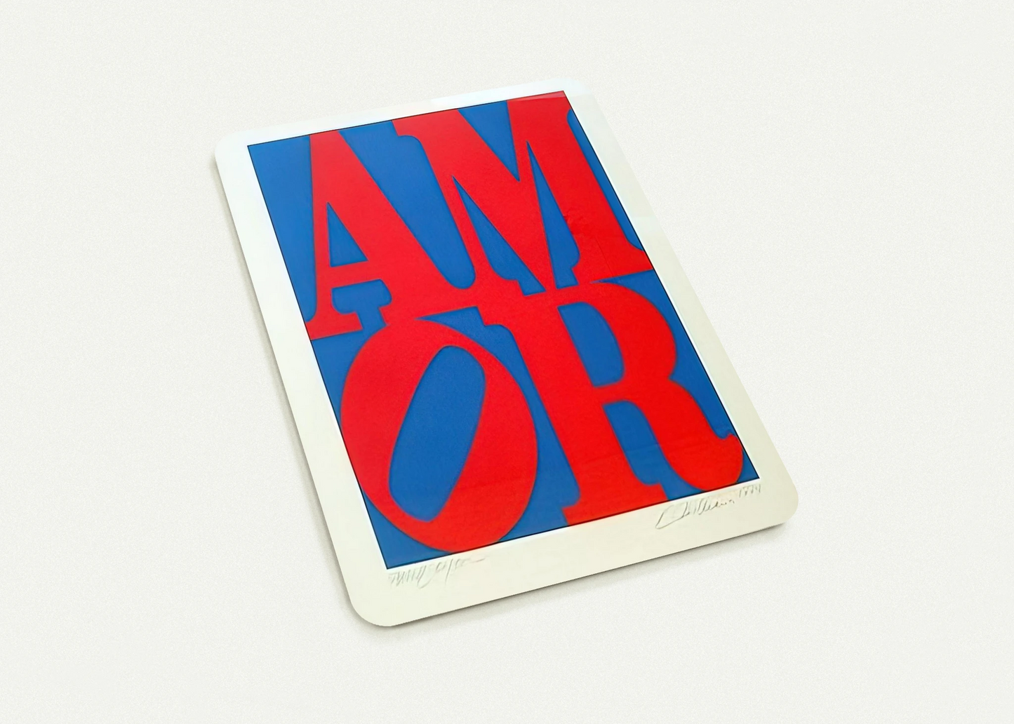Amor By Robert Indiana Pack of 10 Post Cards | Robert Indiana Post Cards | A6 (10.5 x 14.8 cm) - 4.1 x 5.8 inches