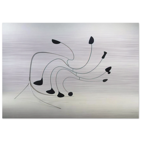 THE SPIDER 1940 - Alexander Calder Brushed Aluminum Print - 70x100 cm / 28x40 inches | Alexander Calder Aluminum Print | Alexander Calder Prints
