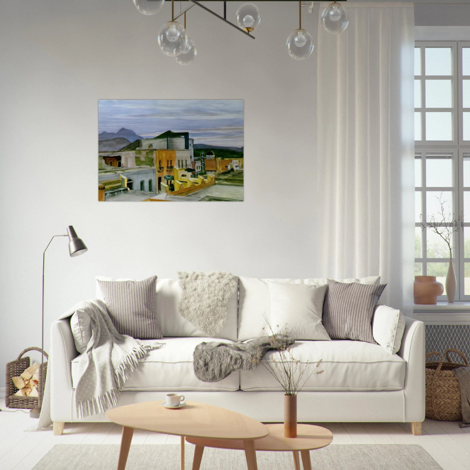 El Palacio - Edward Hopper Brushed Aluminum Print - 70x100 cm / 28x40 inches | Edward Hopper Aluminum Print | Edward Hopper Prints
