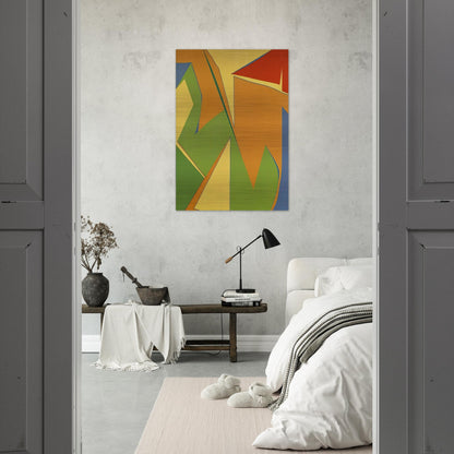 Jaune - Fernand Leduc Brushed Aluminum Print - 70x100 cm / 28x40 inches | Fernand Leduc Aluminum Print | Fernand Leduc Prints